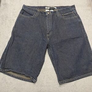 Harley Davidson Denim Shorts Mens 36 Baggy Bike Motorcycle Grunge Y2K